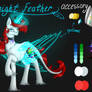 MLP OC - Midnight Feather's Reference Sheet\\ OLD