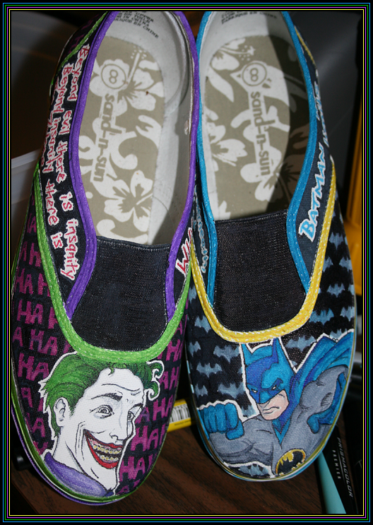 Batman and Joker -shoes-