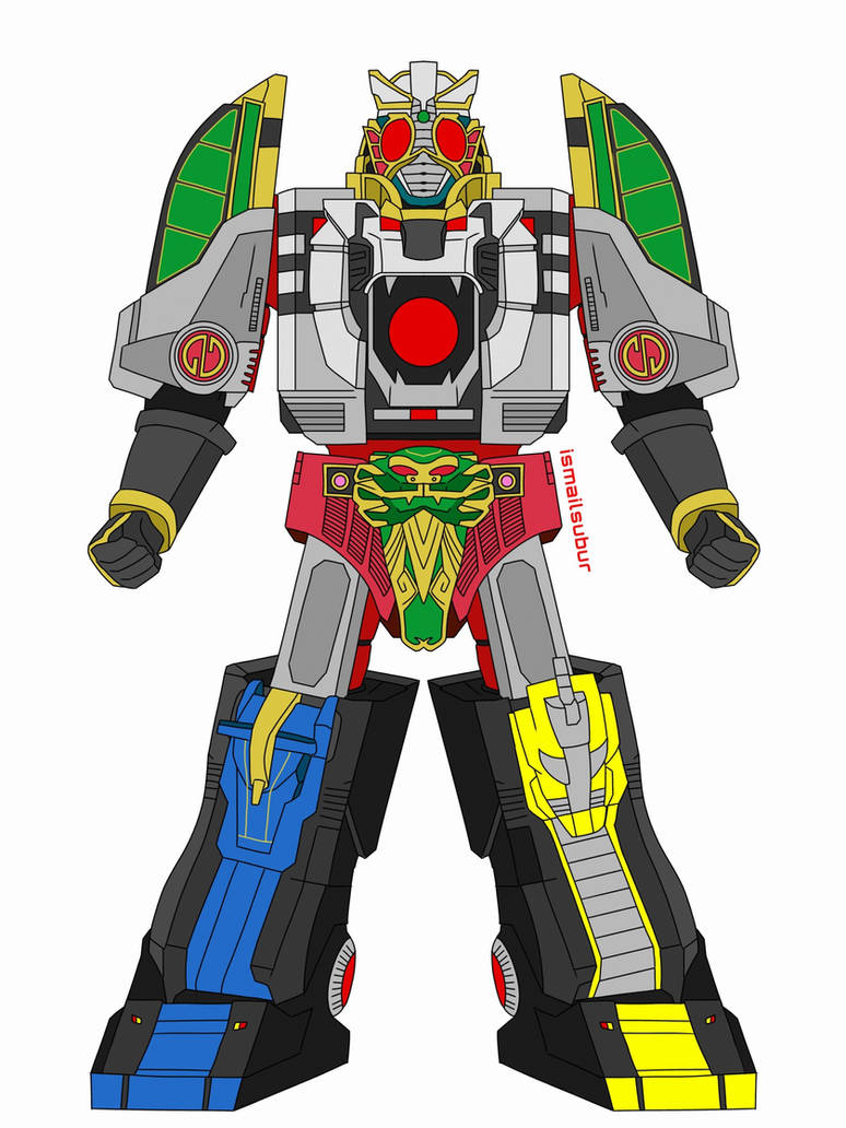 Thunder Mega Rider J (godgundam67) by ismailsubur on DeviantArt