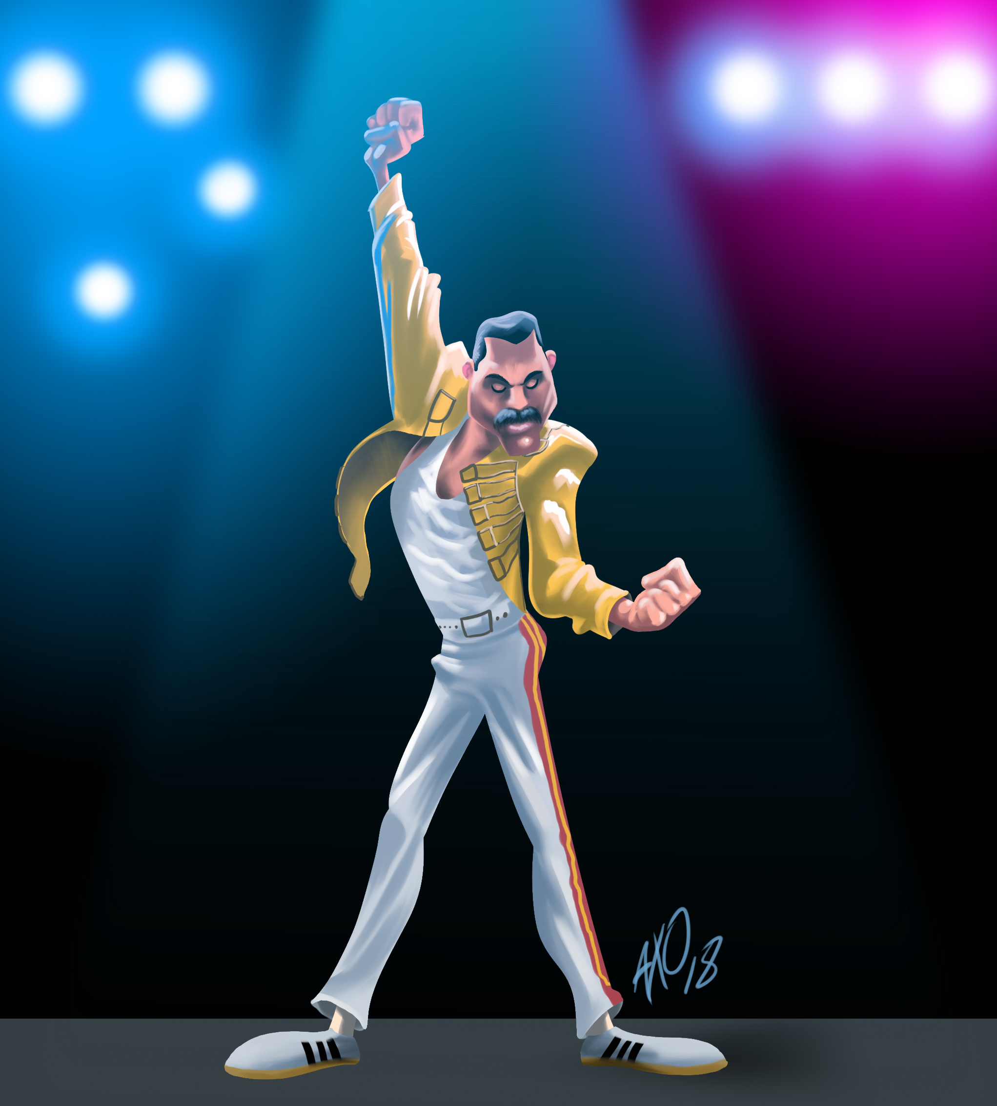 Freddie Mercury ICON SERIE by AxoCartoons on DeviantArt Freddie Mercury ICON SERIE by AxoCartoons on DeviantArt