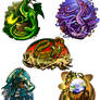 Dragon graphics set