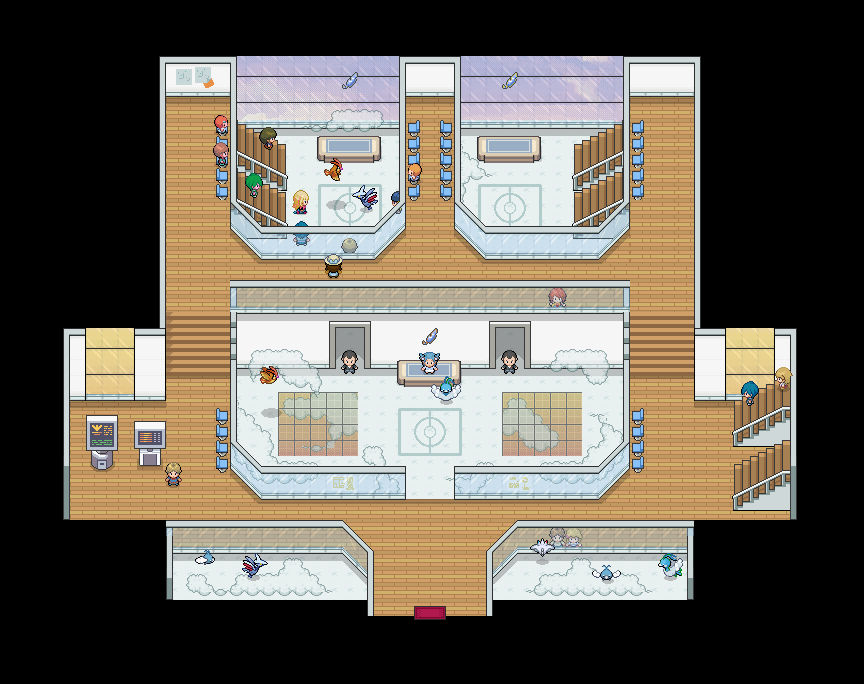 Flying Type Gym indoor by Mllessentials on DeviantArt