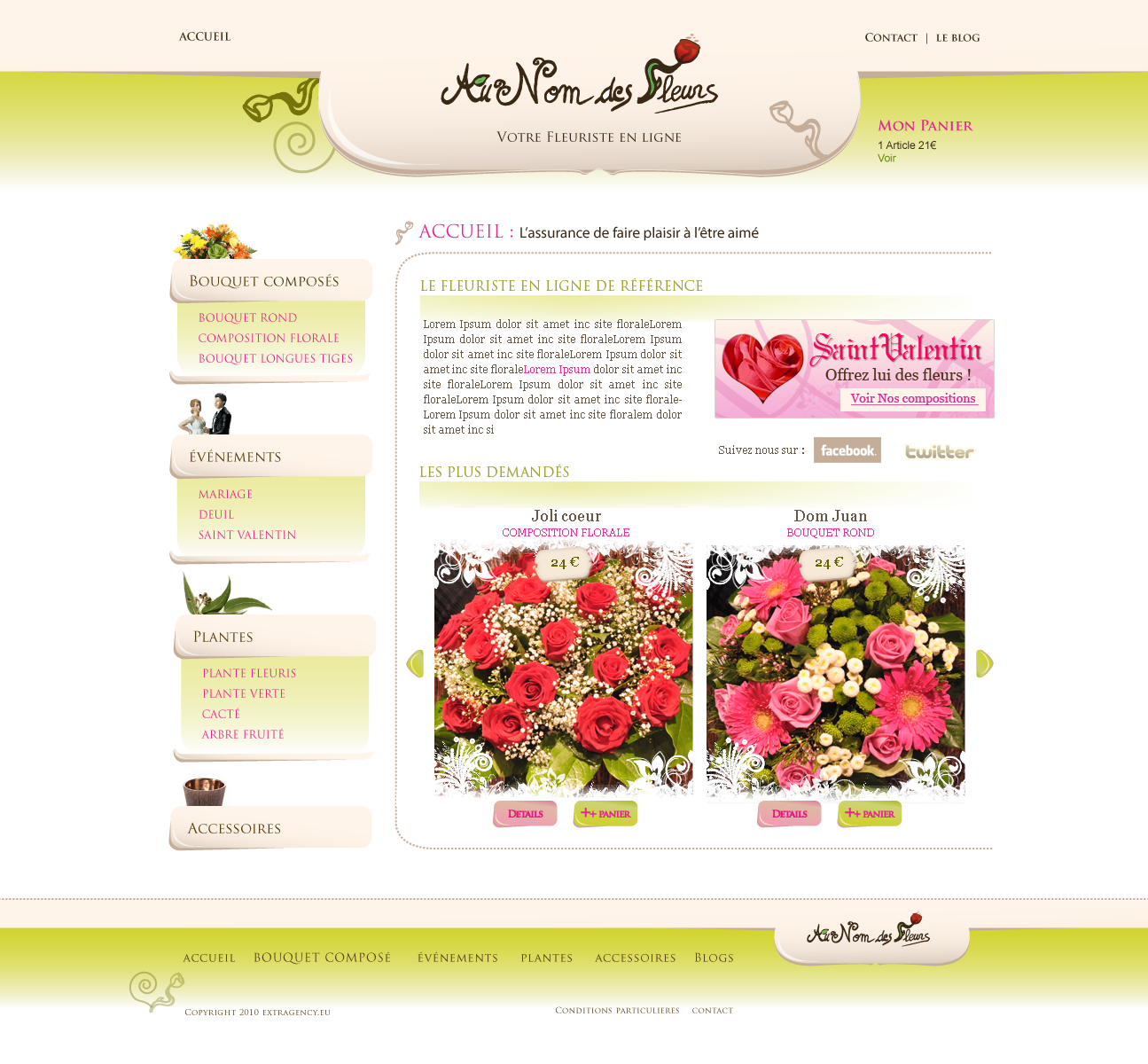 Fleuriste en Ligne Flower shop