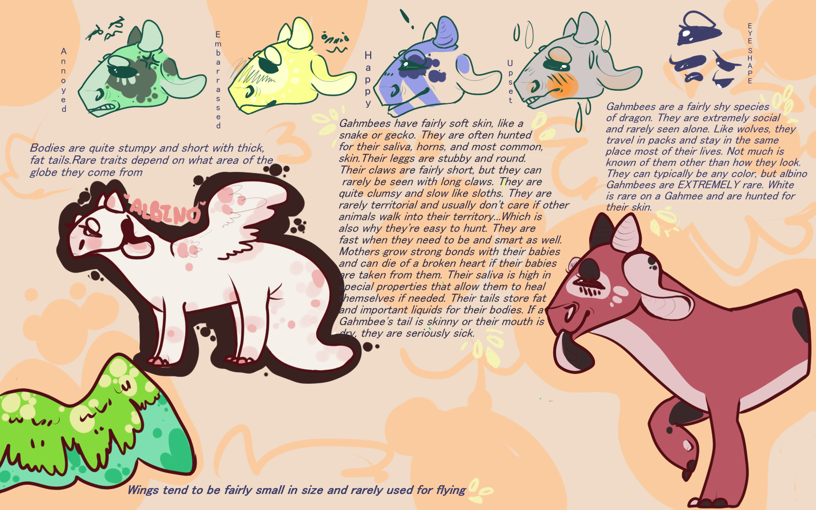 Gahmbee Ref sheet number 1