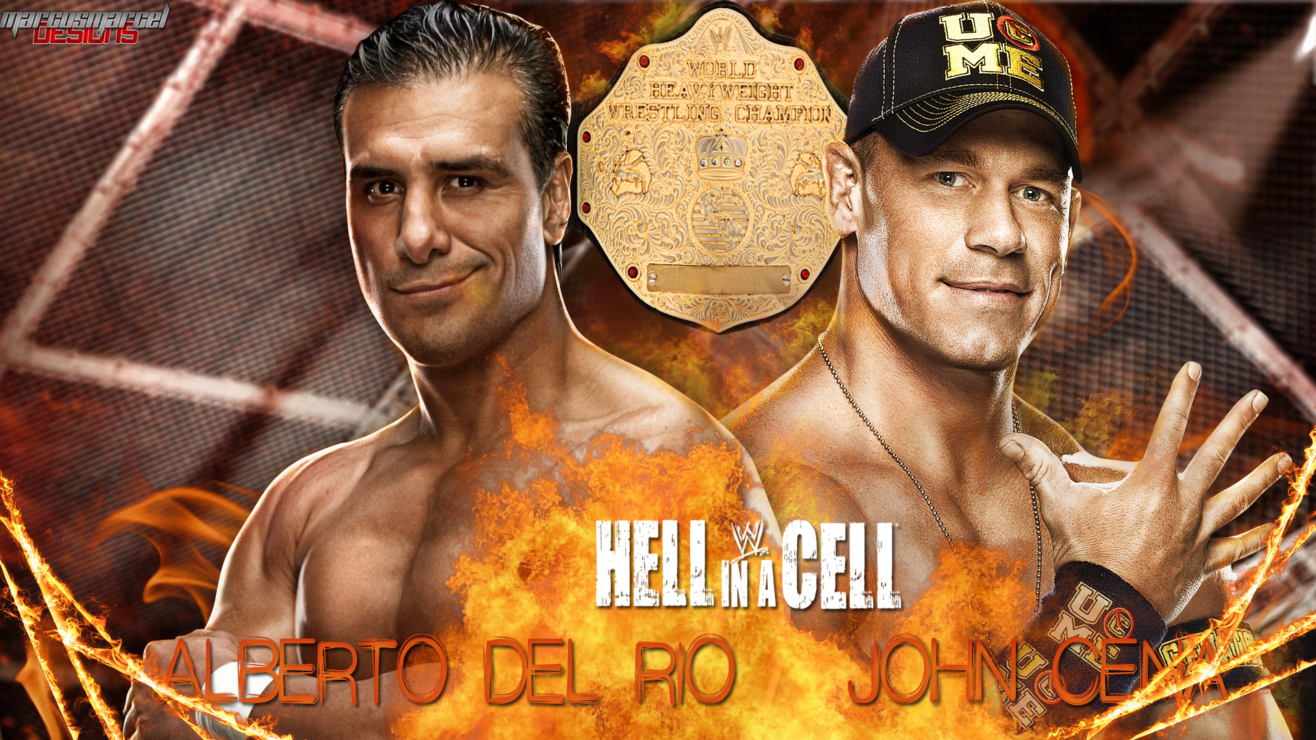 WWE HIAC : Alberto Del Rio vs John Cena Wallpaper