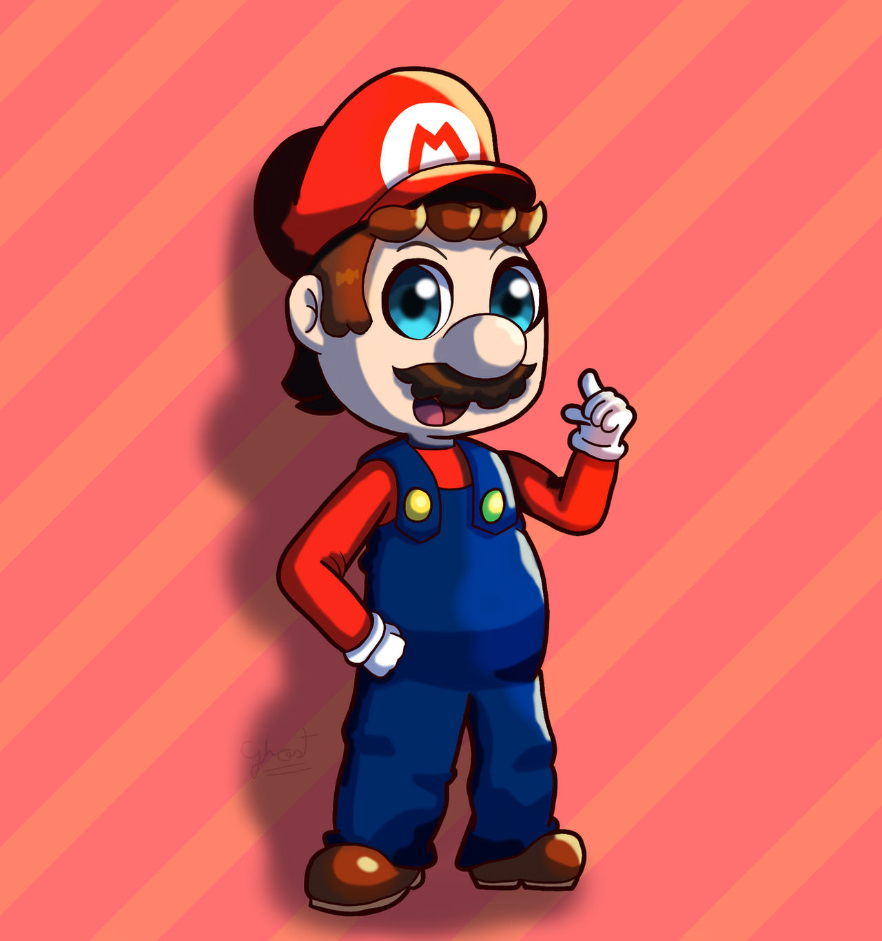 Mario Cartoon Deviantart Super Mario! by GhostFalcon642 on DeviantArt