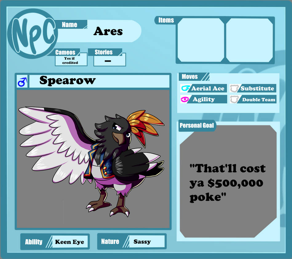 ATBU - NPC - Ares by GhostFalcon642 on DeviantArt