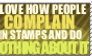 Complaining in stamps