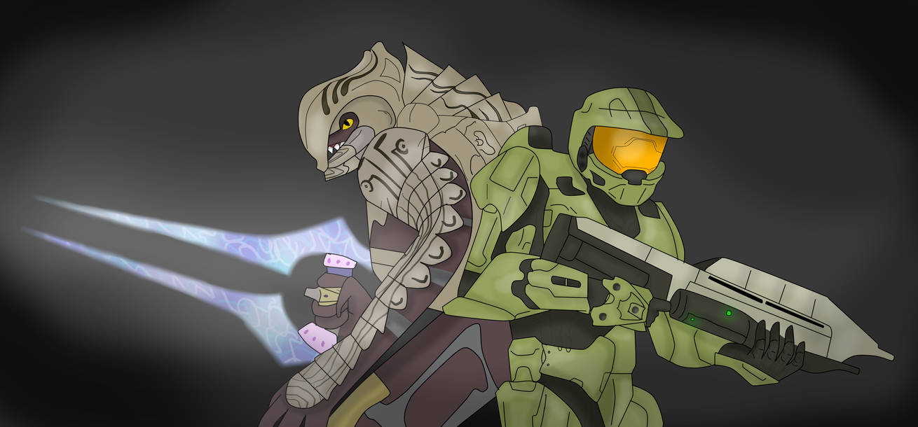 Master Chief and the Arbiter by xTarynStormCaster on DeviantArt.