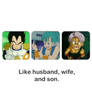 Like husband, Wife, and Son! Dragon Ball~