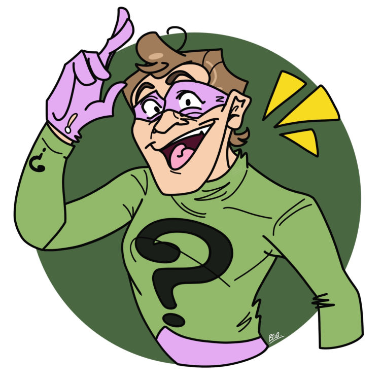 The Riddler Confused The Riddler! by BritishSquidward on DeviantArt