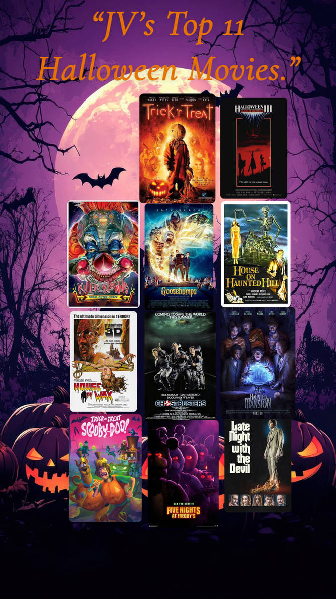 JV Reviews Top 11 Best Halloween Movies. by joshvirgin on DeviantArt JV Reviews Top 11 Best Halloween Movies. by joshvirgin on DeviantArt