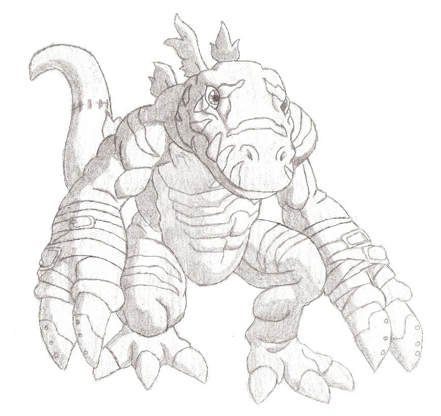 Art Request Dark Tyrannomon by shadowkyle89 on DeviantArt