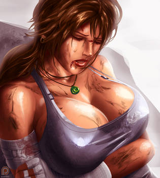 Wounded Lara by svoidist