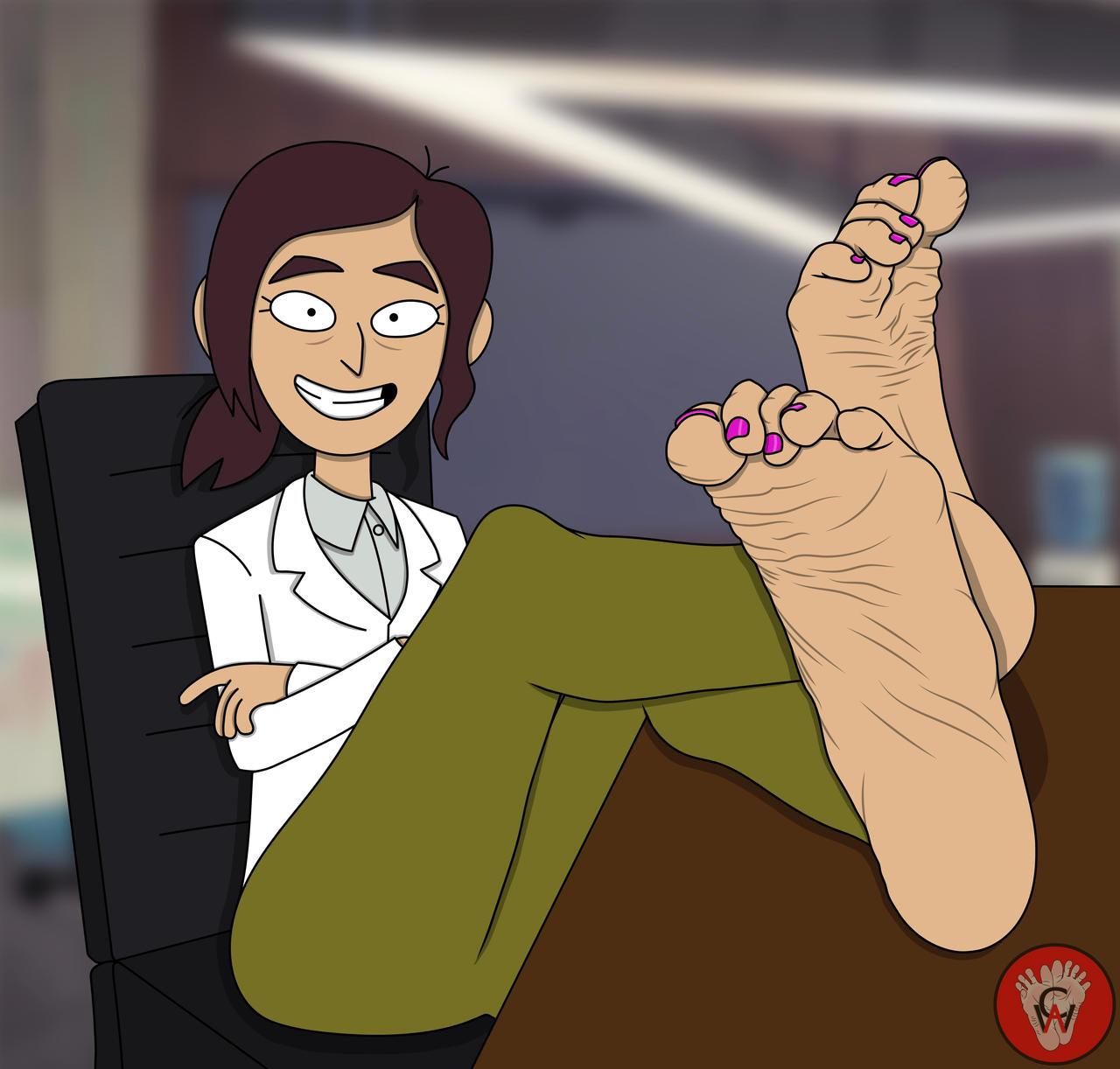 Reagan From Inside Job Feet By CrisWrenArt On DeviantArt reagan-from-inside-job-feet-by-criswrenart-on-deviantart