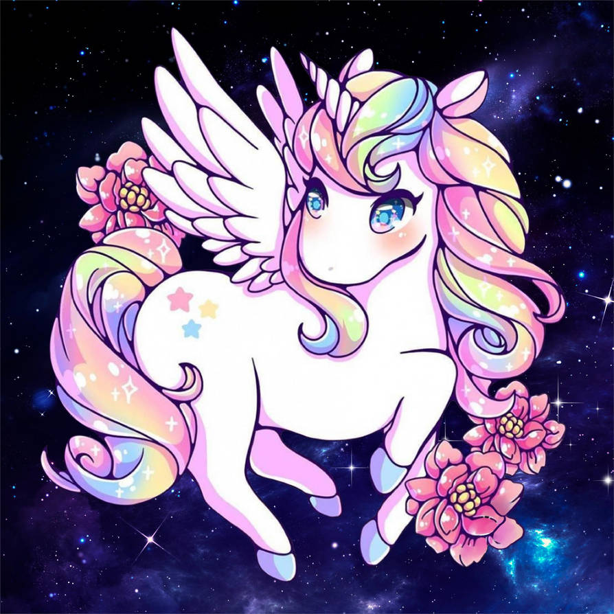Ra unicornio Kawaii para colorir by PoccnnIndustriesPT on DeviantArt