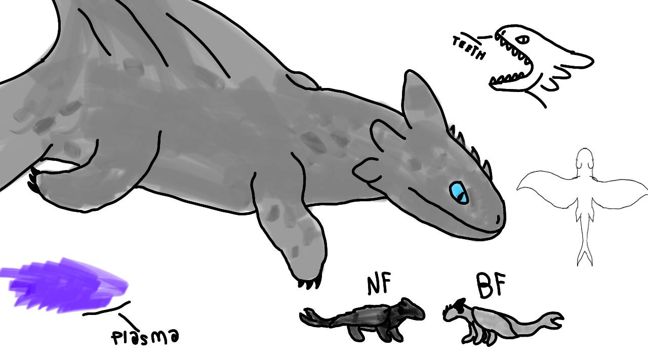 light Fury redesign by rexyrex2018 on DeviantArt