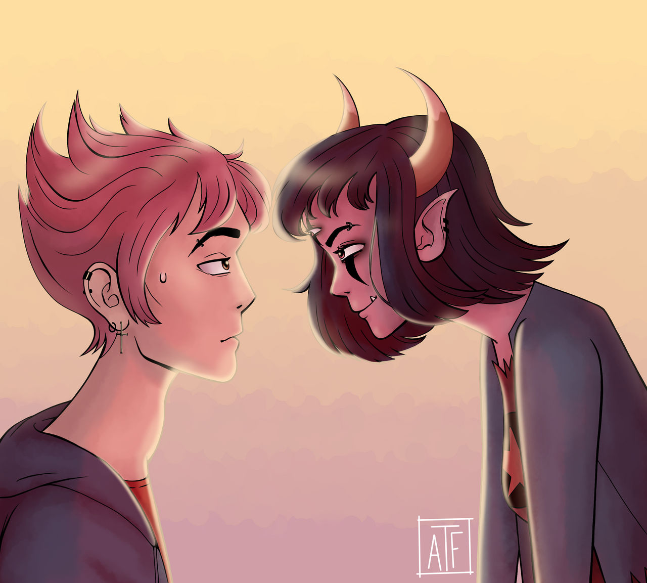 switched roles by AlexisTheFangirl on DeviantArt