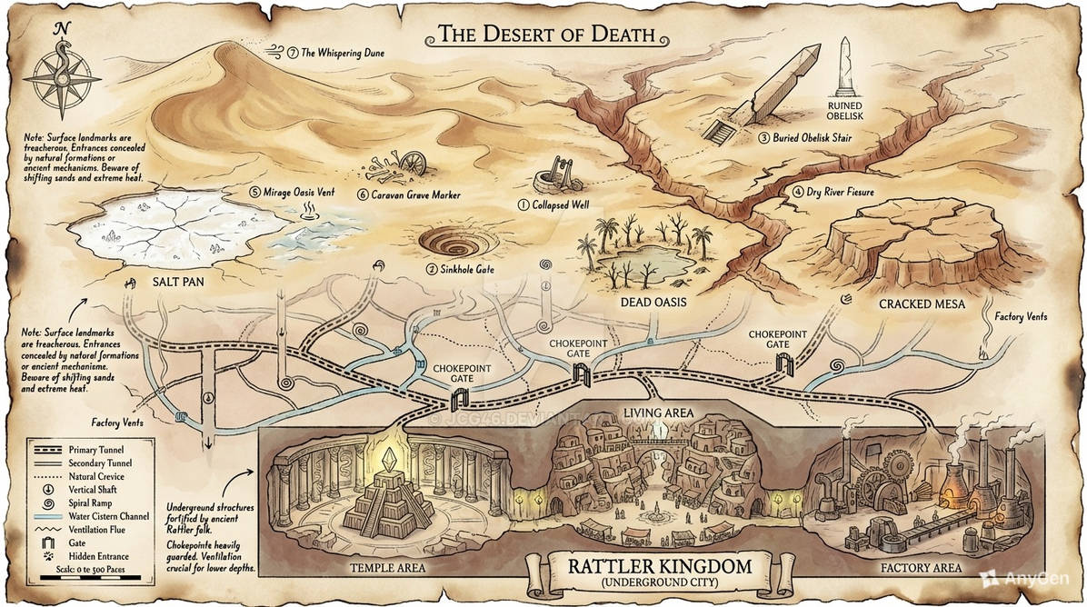 The Rattler People The Rattler Kingdom and Desert of Death by JCG46 on DeviantArt
