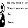 Gaster Valentine's Day Card