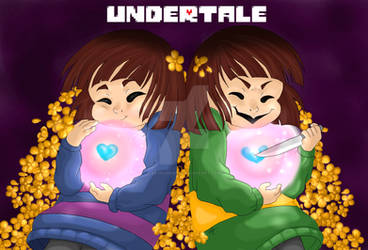 UNDERTALE: Frisk and Chara (Bits n' Pieces styled) by TheCamilocho49 on  DeviantArt