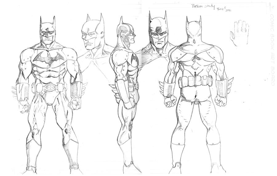 batman character layout by qiunzo on DeviantArt