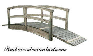 Wood japanese bridge 04 by Simbores