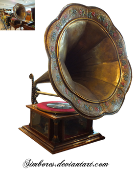 Antique gramophone