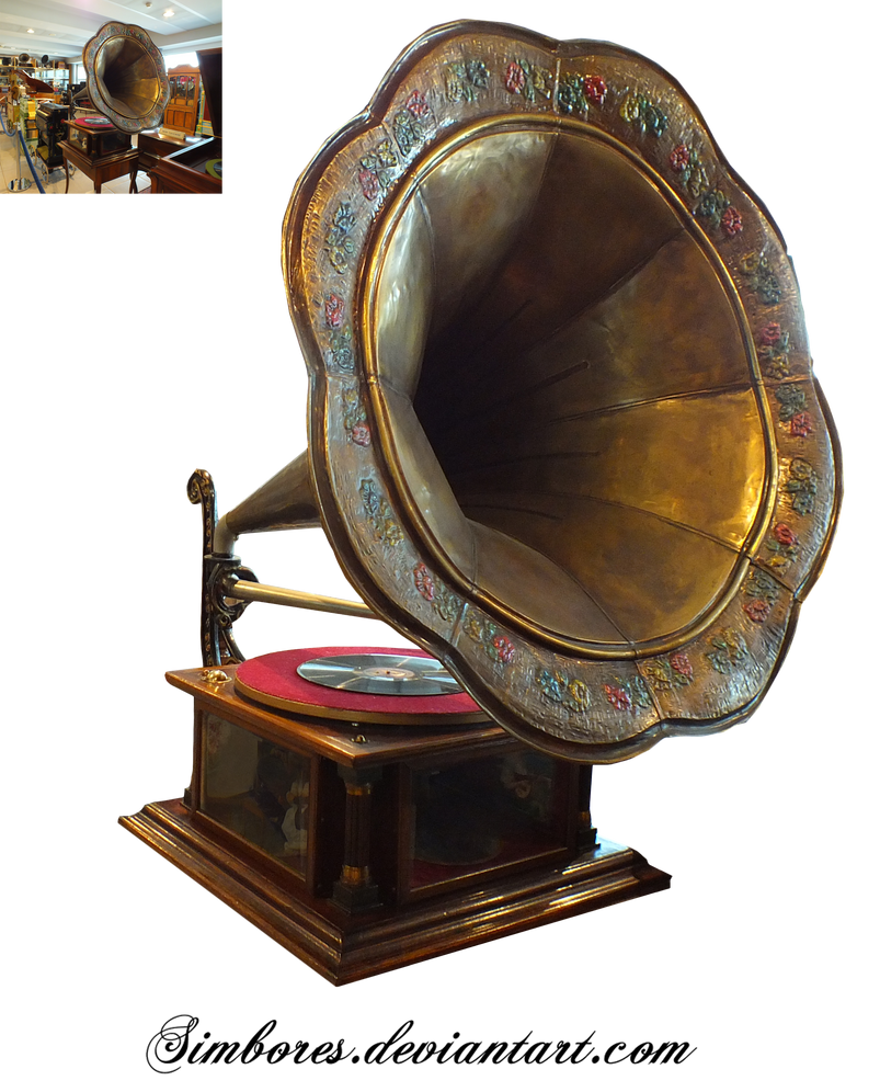 Antique gramophone by Simbores
