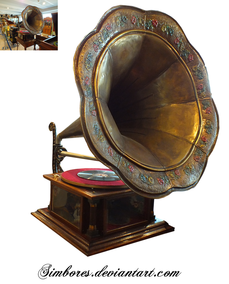 Antique gramophone