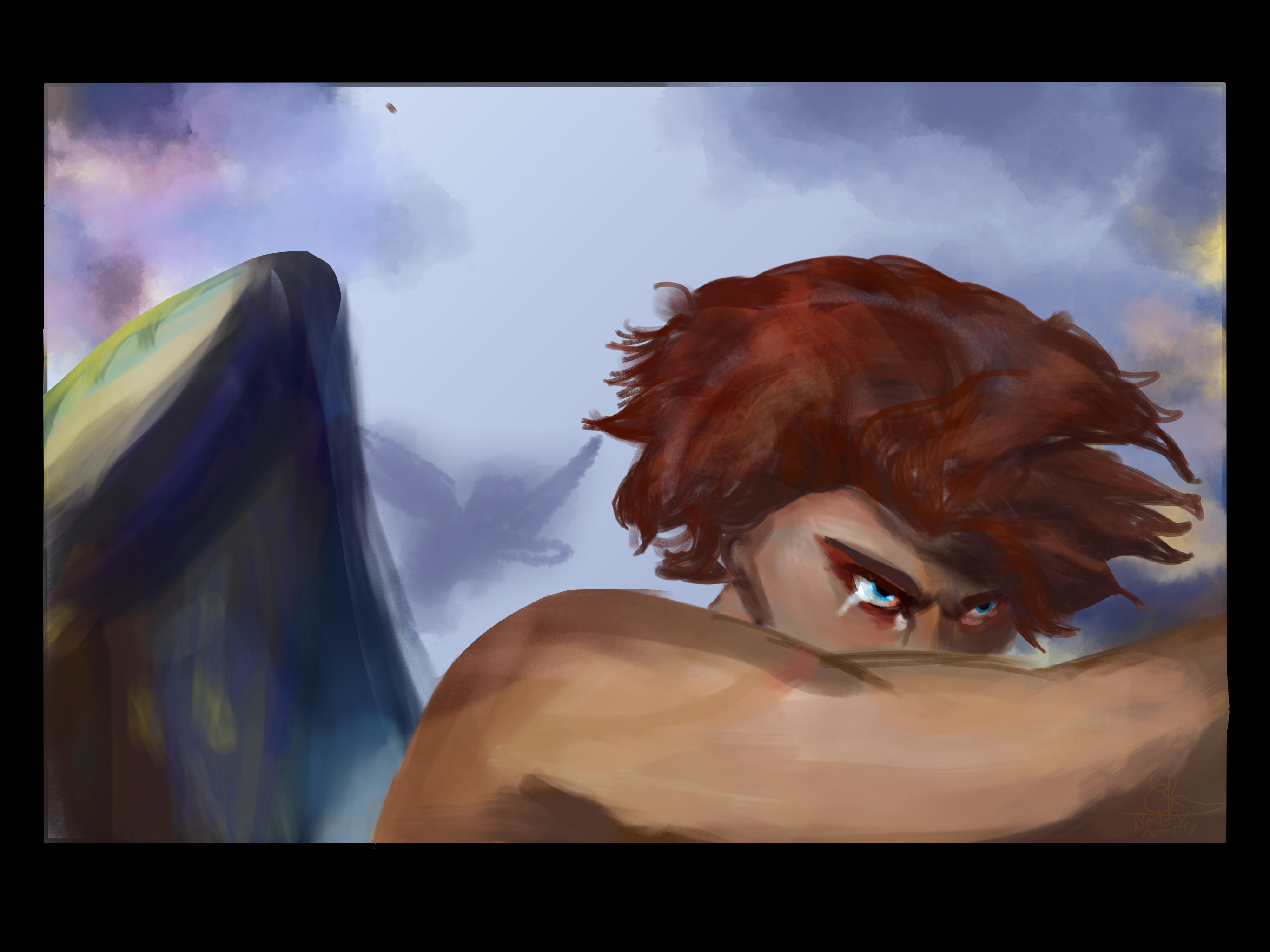 wallpapers The Fallen Angel Painting fallen angel digital painting by batty
