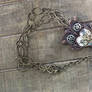 Steampunk owl necklace 