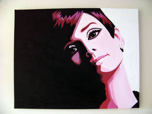 Audrey Hepburn Painting