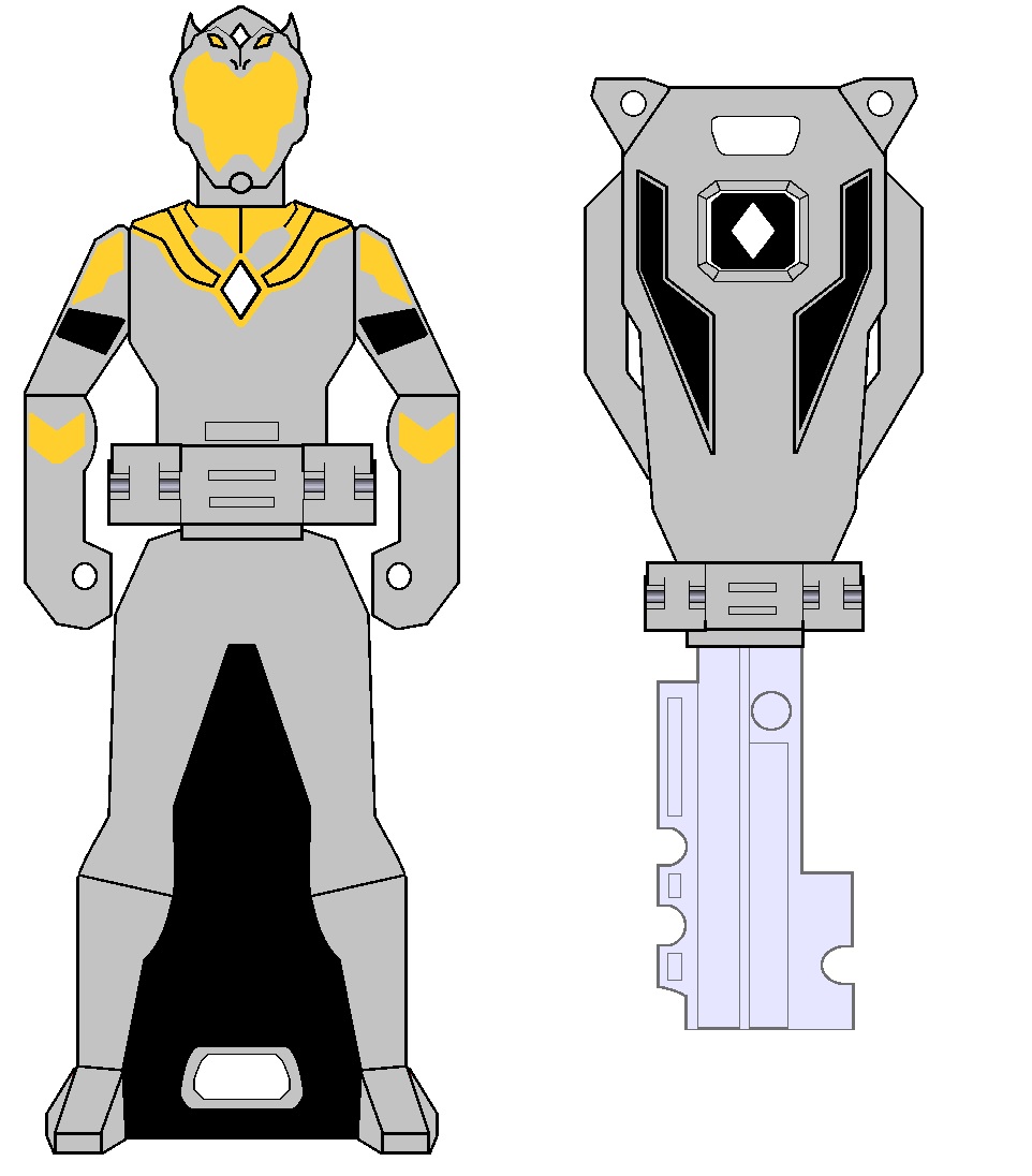 White Dragon Ranger Key by Ronrhino13 on DeviantArt