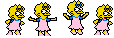 Older Maggie Cheering Sprite