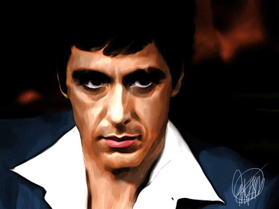 Scar Face (Al Pacino) Water Paint by Xikst1 on DeviantArt 