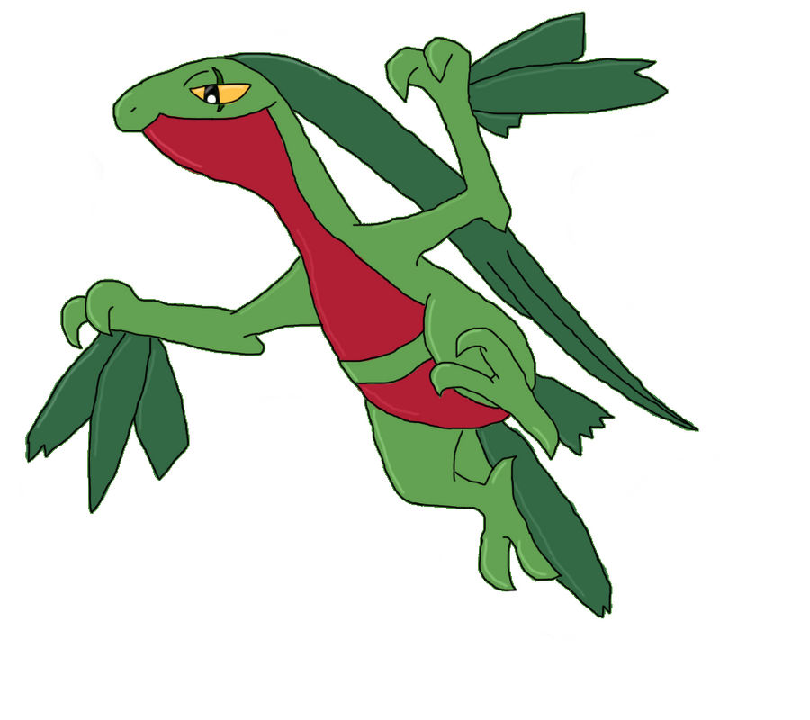 Groveyle My Design for Grovyle by LunaTheShadowRiolu on DeviantArt