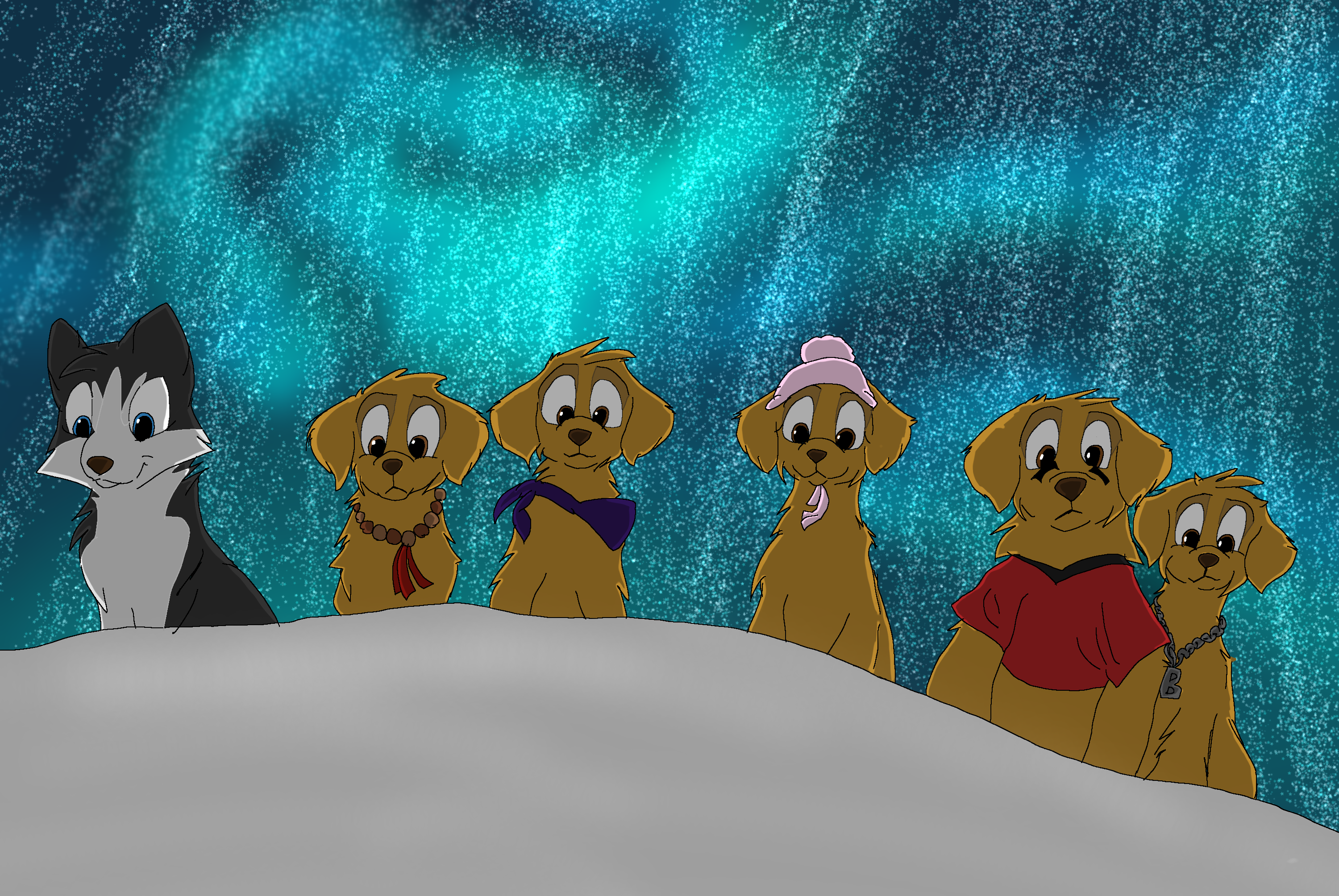 Snow Buddies by MalteseFoxGirl on DeviantArt Snow Buddies by MalteseFoxGirl on DeviantArt