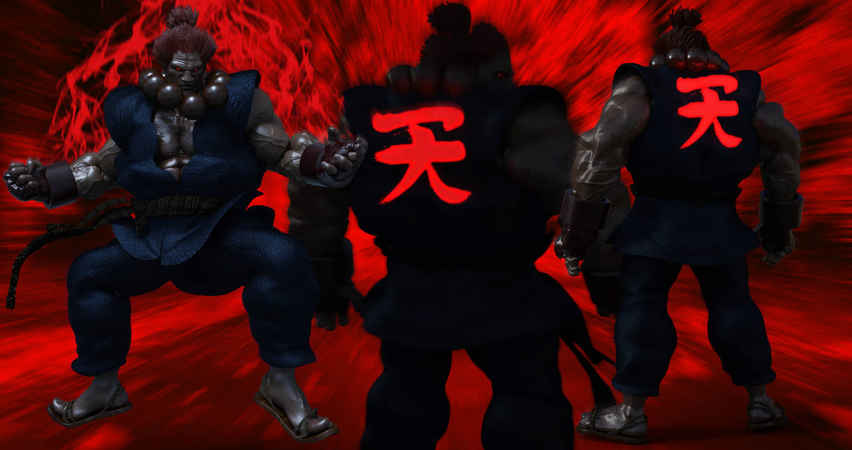 Akuma Raging Demon Vector Street Fighter- AKUMA Raging Demon by JArtistfact on DeviantArt