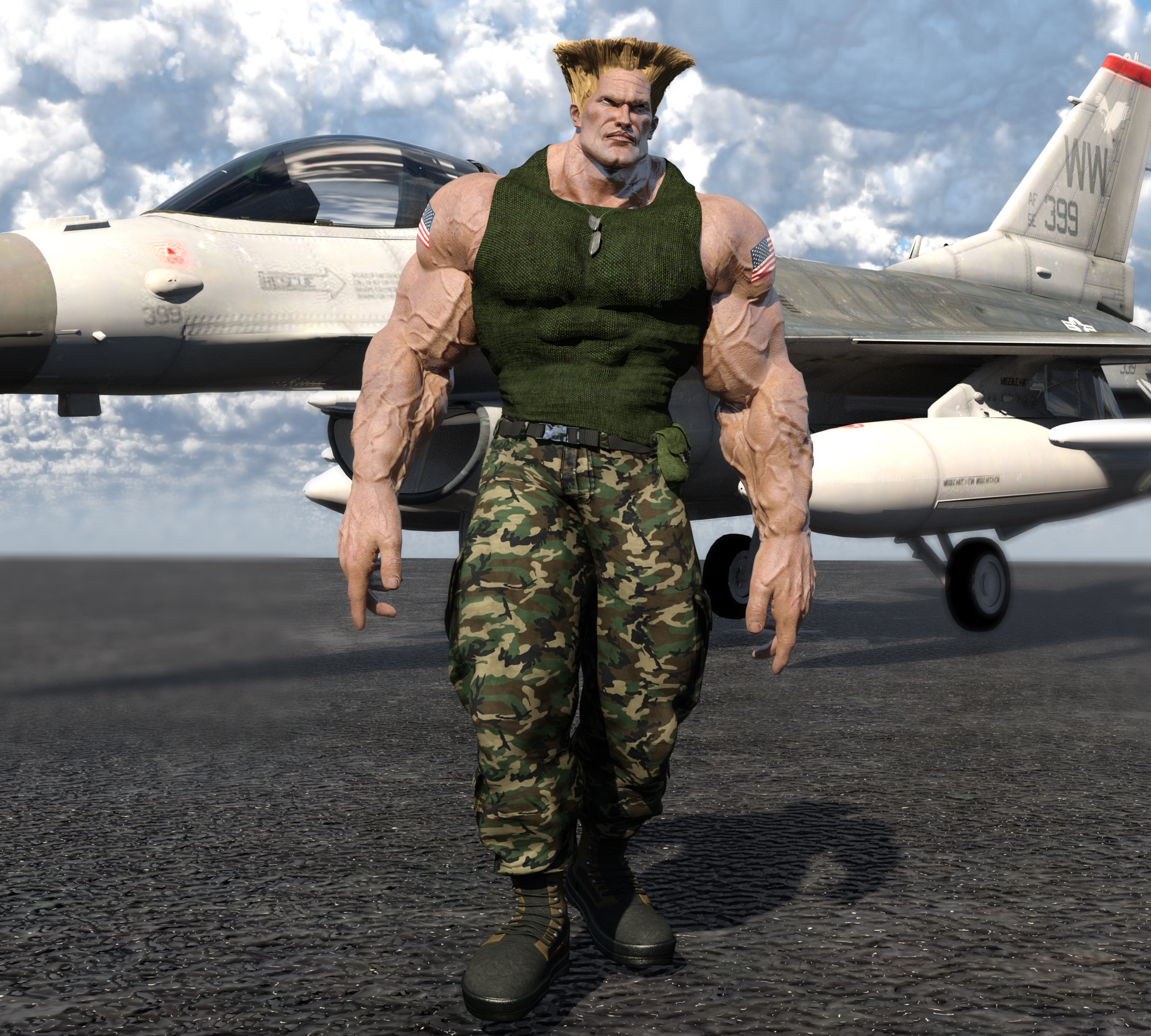 Guile (Street Fighter) by Greco14 on DeviantArt