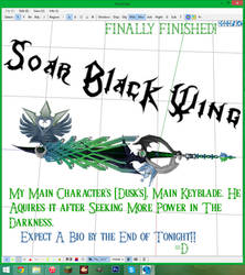 [OC Keyblade] Soar Black Wing {Finished}