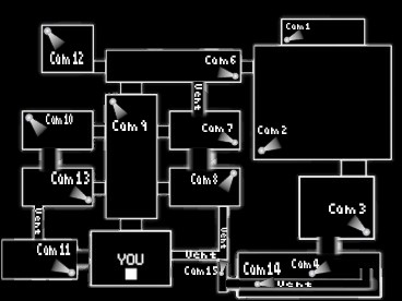 Map Layout for FNAF (Fanmade) by Gtafreak554 on DeviantArt