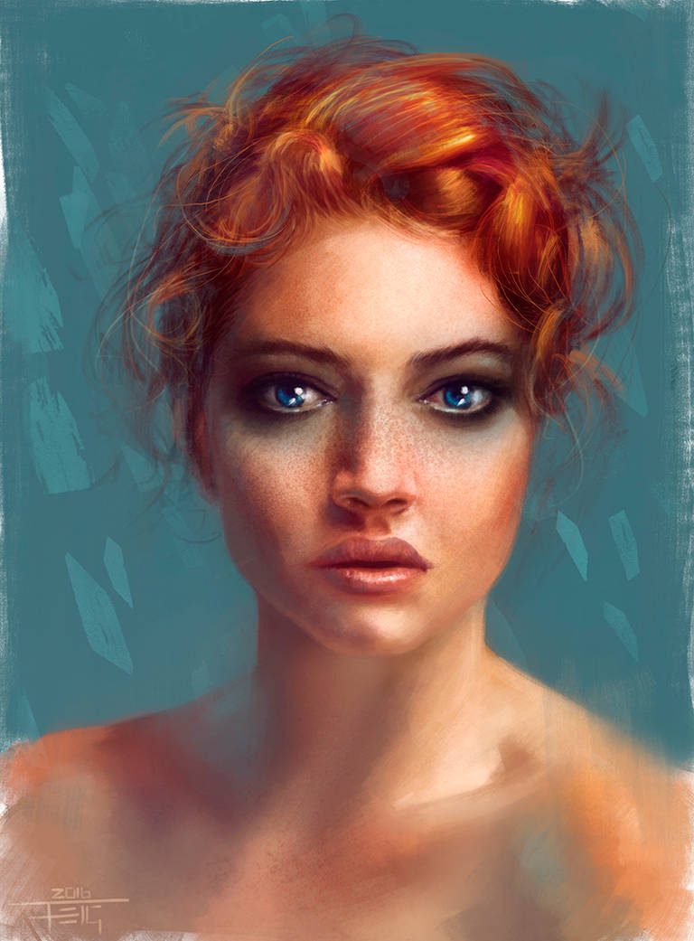 Portrait 1 by Feig-Art