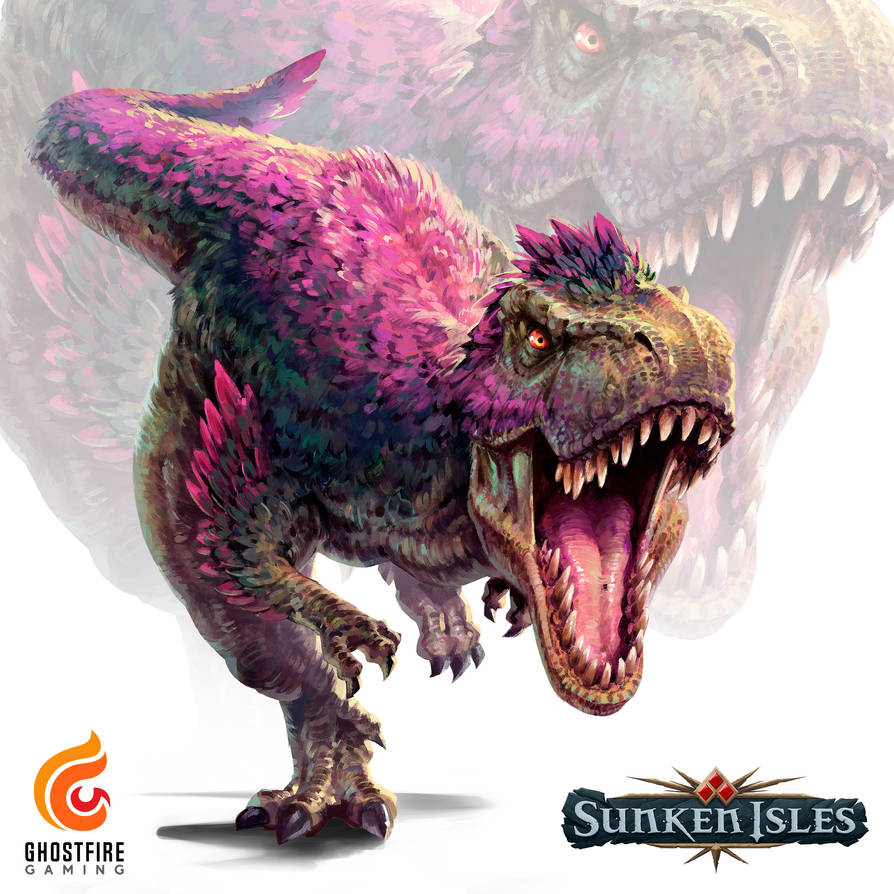 Lady the T-rex - Ghostfire Gaming by Feig-Art on DeviantArt