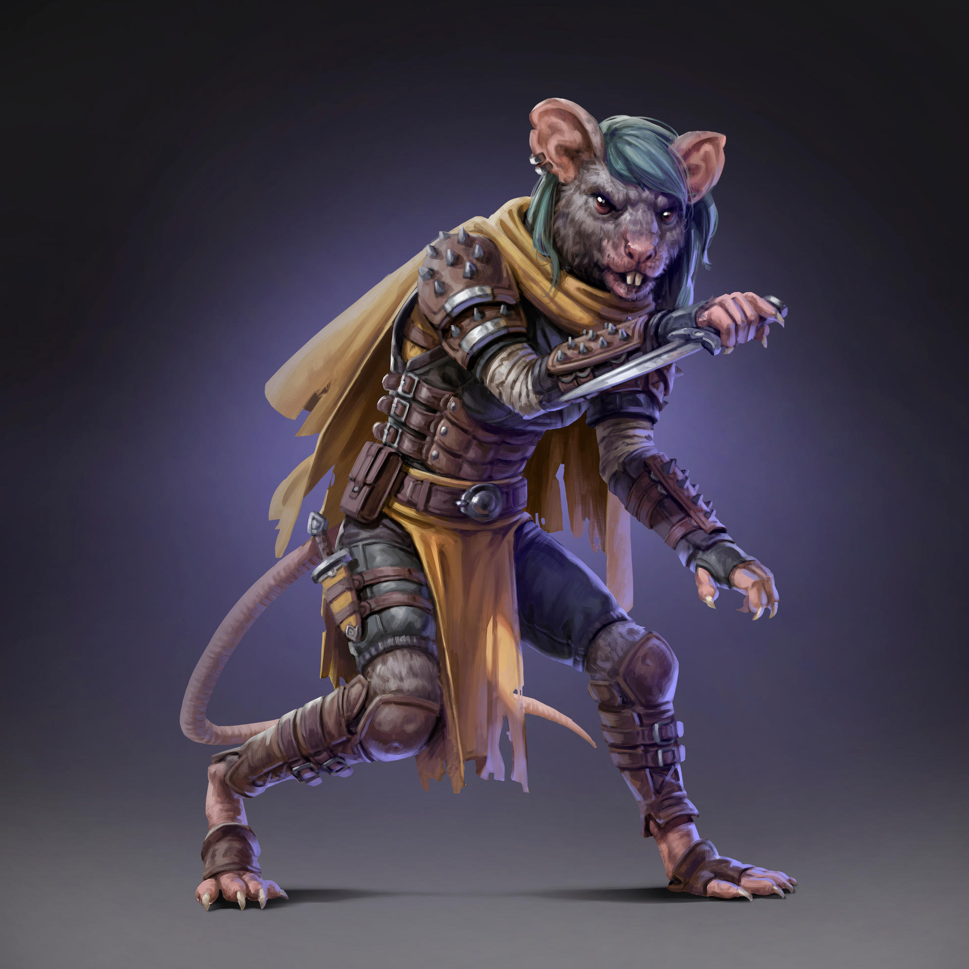 Wererat Rogue Final Sample by Feig-Art on DeviantArt