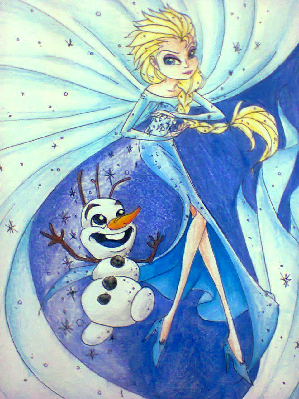 Olaf and Elsa