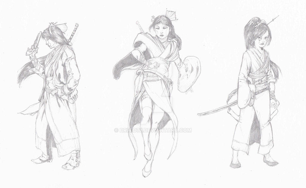 Initial Character Designs by BREED72 on DeviantArt