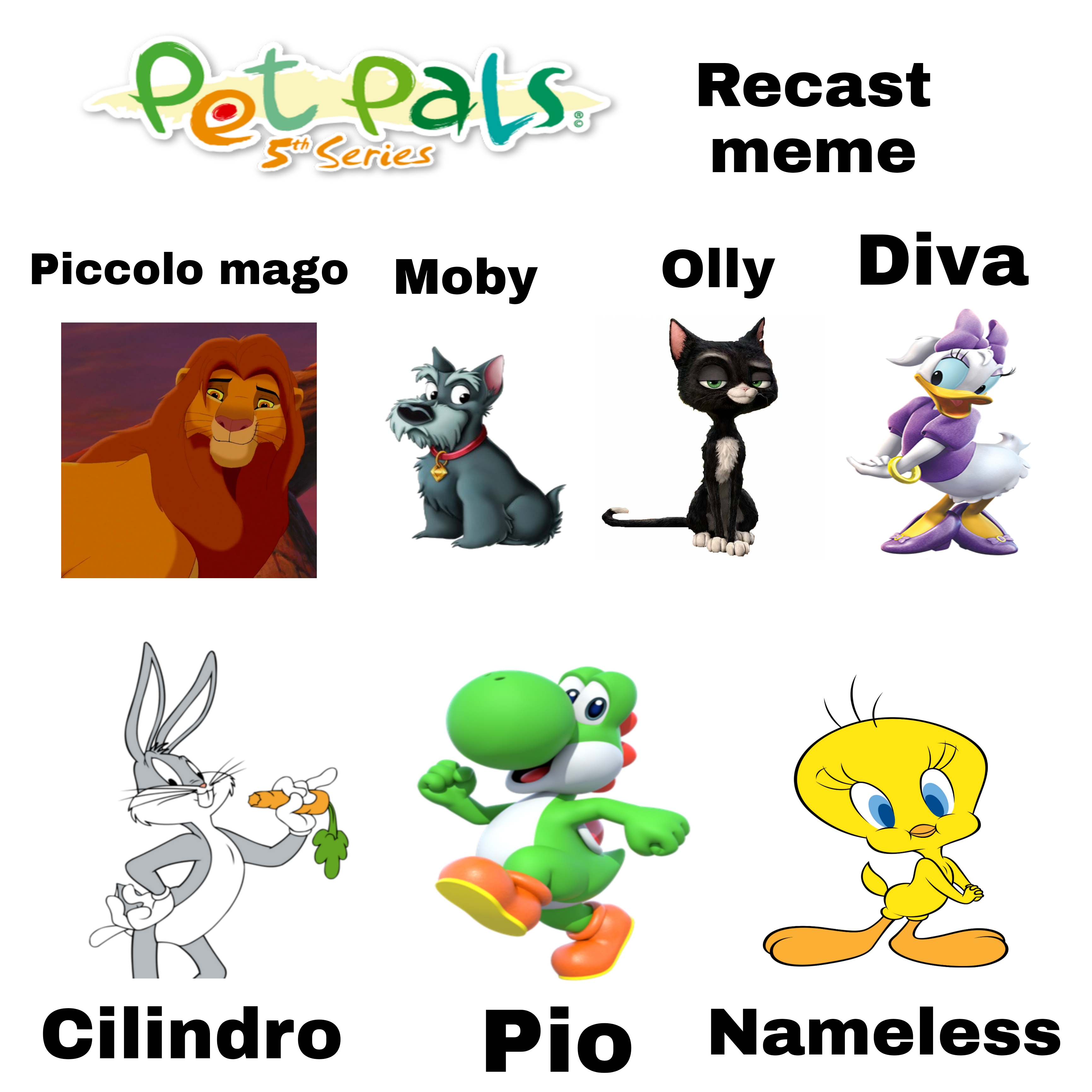 Pet pals recast meme by Petraprittydog on DeviantArt