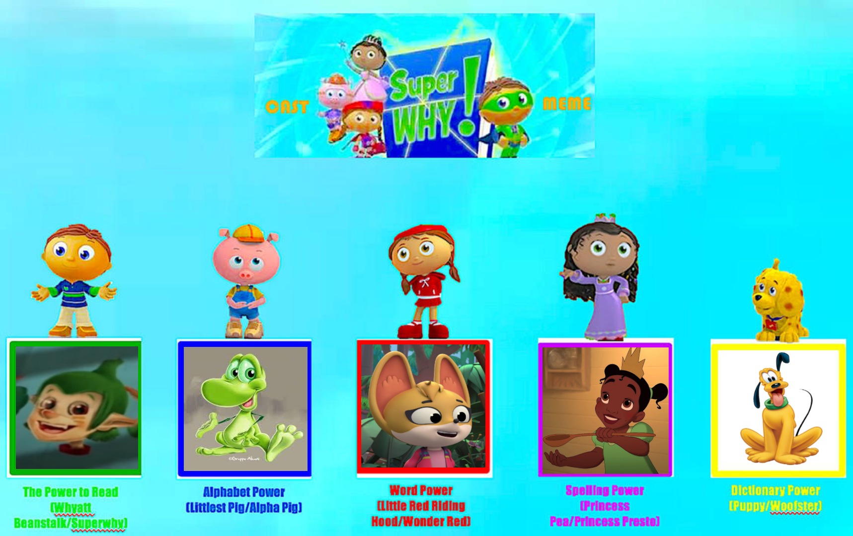 Ruby Chowder Recast Deviantart Super why recast meme by Petraprittydog on DeviantArt