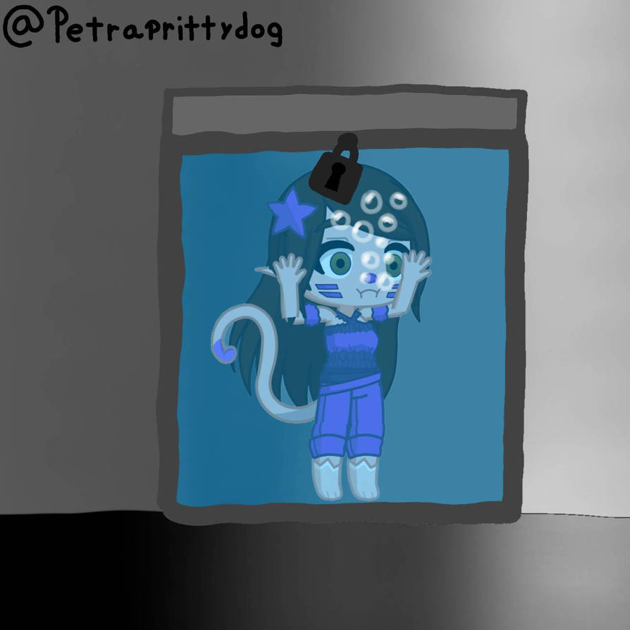 Color Me Trapped Me trapped in a water filled box by Petraprittydog on DeviantArt